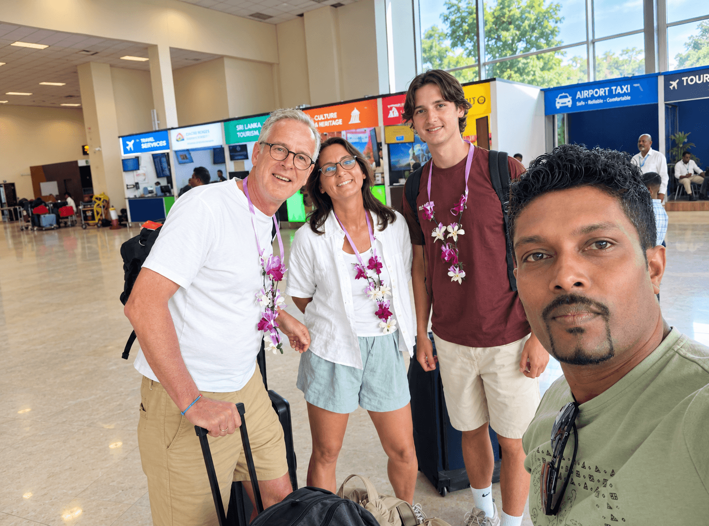 Warm Airport Arrival